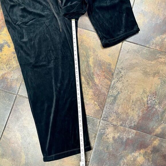 NWT Tickled Pink Fuda Black Pull On Velour Pants 2X - Picture 6 of 9